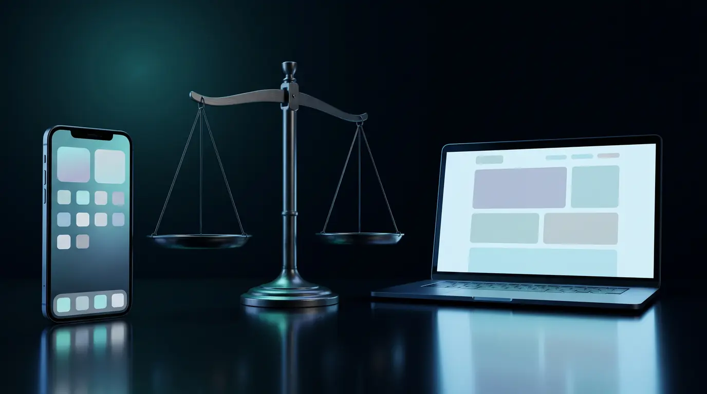 اپلیکیشن یا سایت؟ راهنمای تصمیم برای صاحب کسب‌وکار در ۱۴۰۵